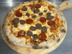 Maca Meatballs Pizza